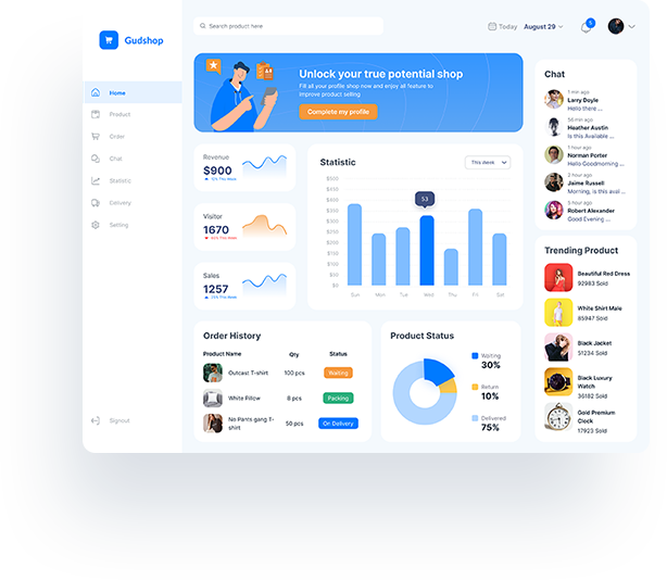 Software development process illustration