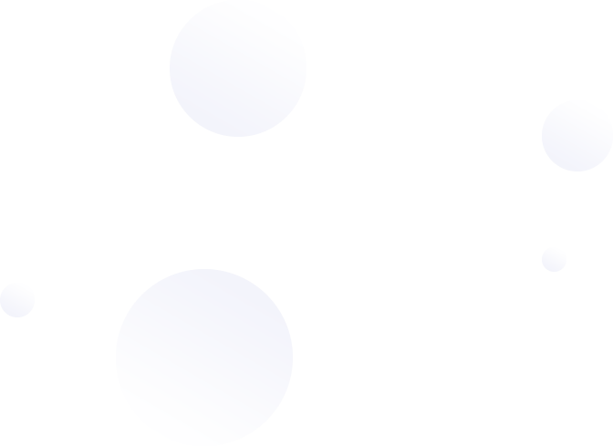 Floating decorative bubbles